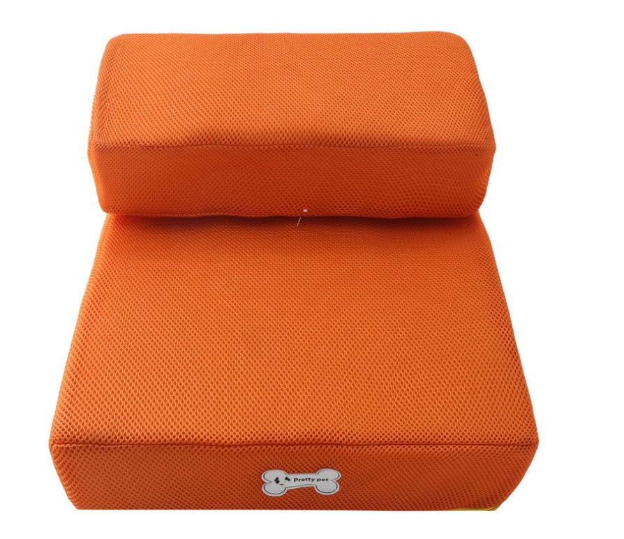 Cozy Foldable Pet Stairs – Breathable, Washable & Portable