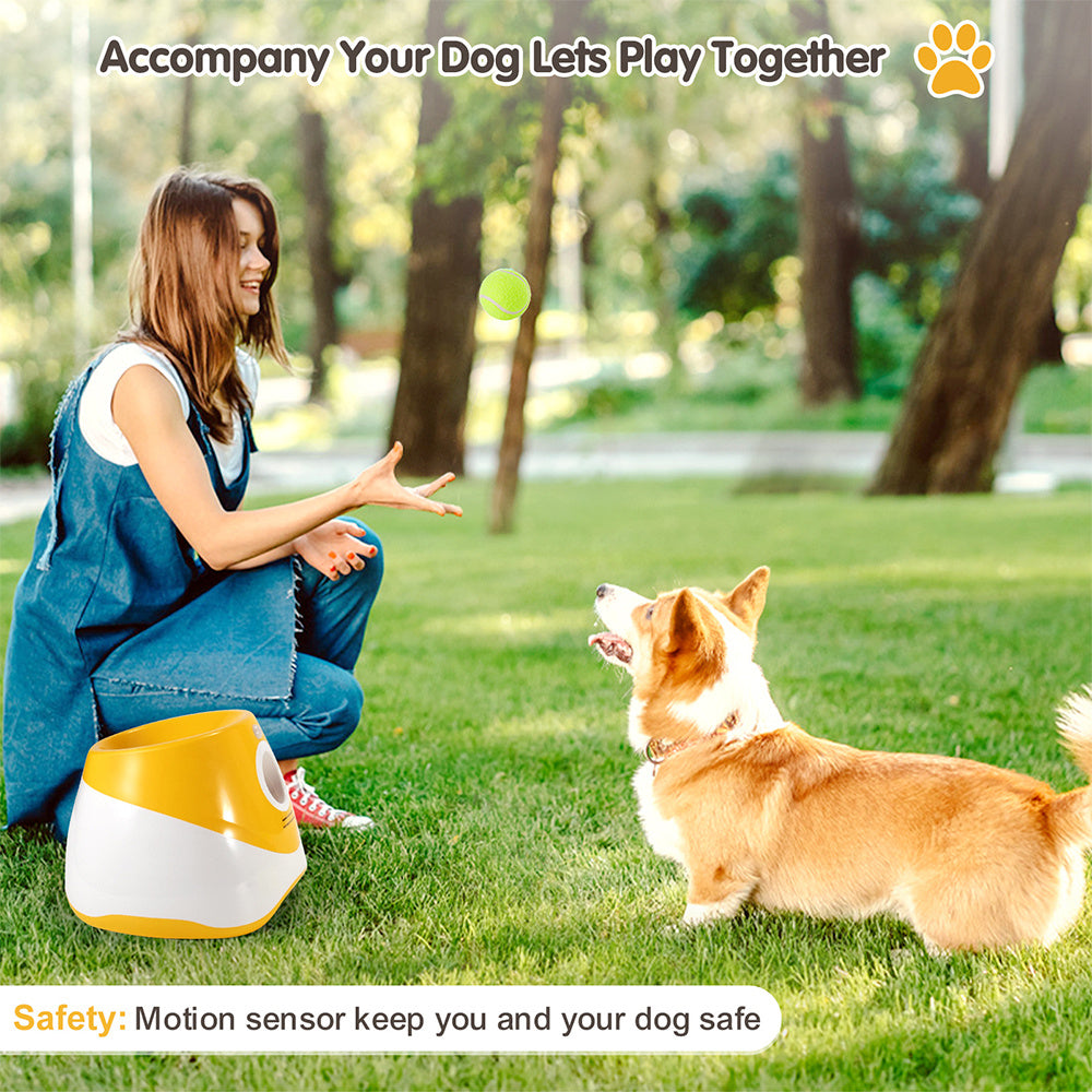 Outdoor Tennis Ball Launcher for Happy Dogs