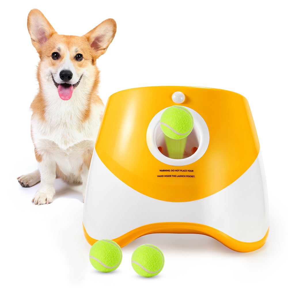 Outdoor Tennis Ball Launcher for Happy Dogs