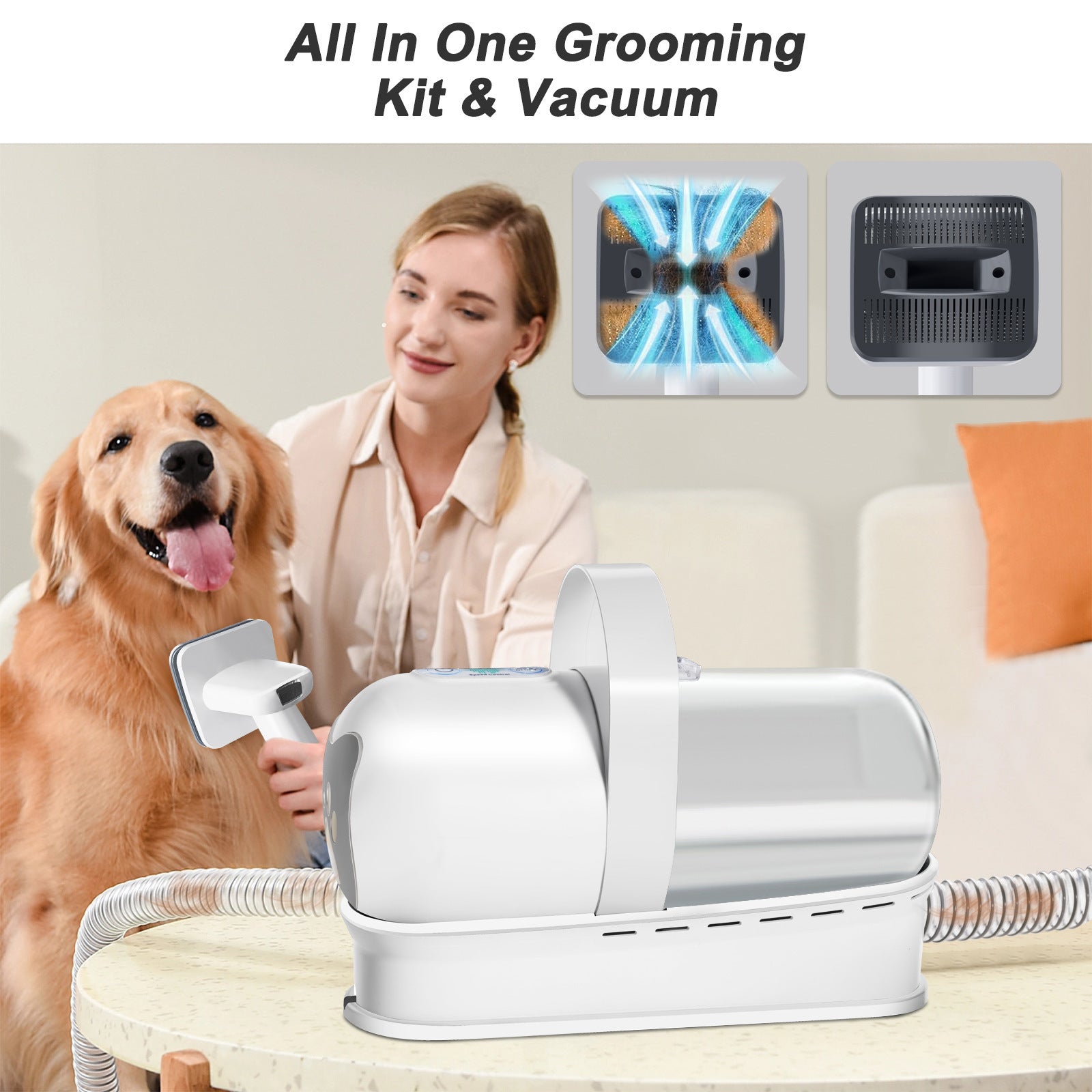 Happy Pet, Clean Home: Grooming Vacuum 7-in-1