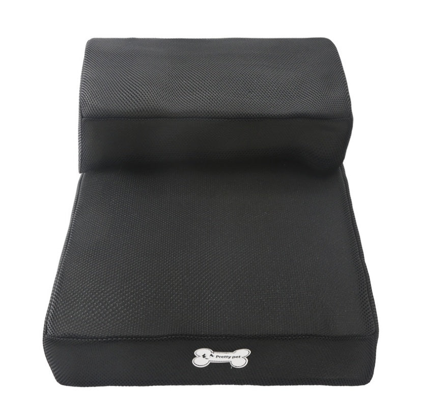 Cozy Foldable Pet Stairs – Breathable, Washable & Portable