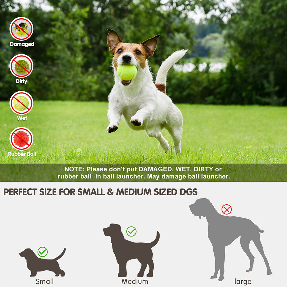 Outdoor Tennis Ball Launcher for Happy Dogs