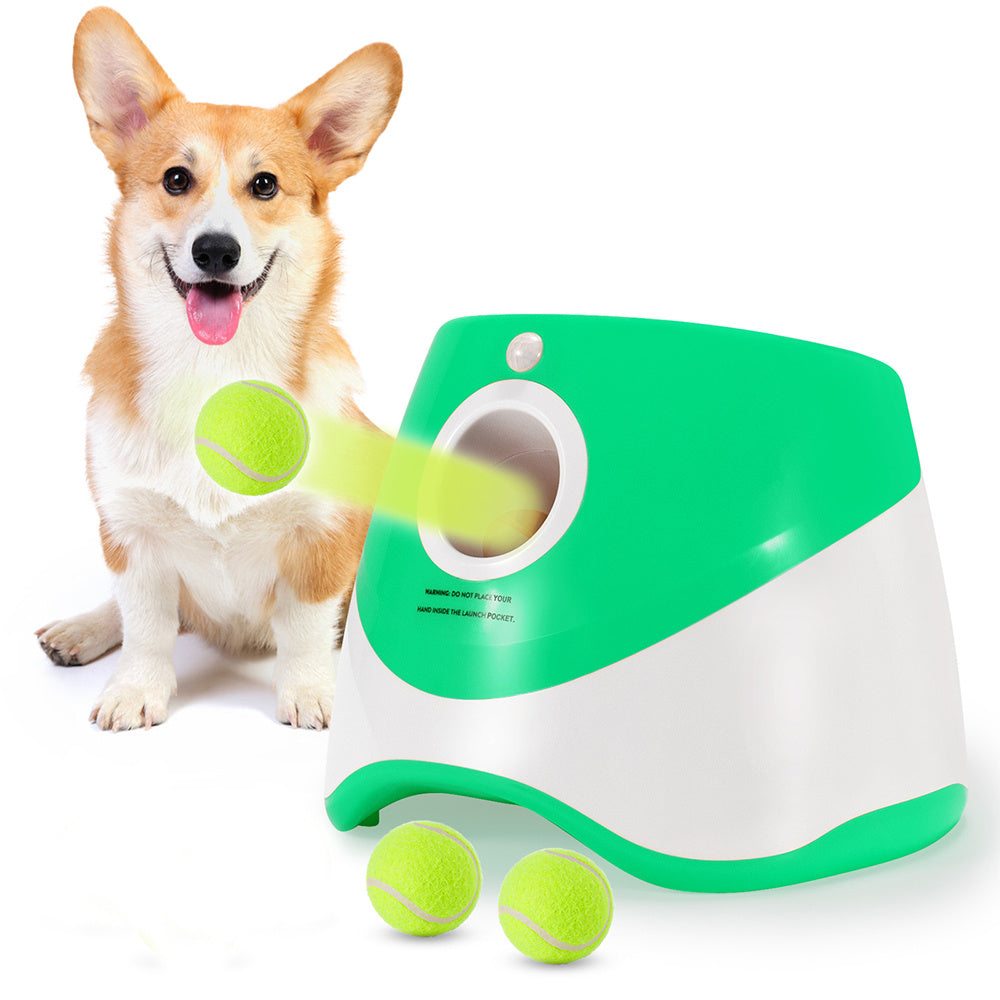 Outdoor Tennis Ball Launcher for Happy Dogs