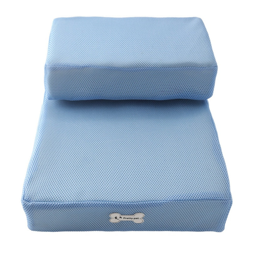 Cozy Foldable Pet Stairs – Breathable, Washable & Portable