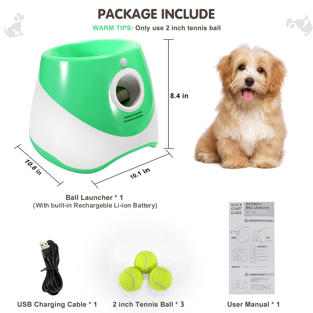 Outdoor Tennis Ball Launcher for Happy Dogs