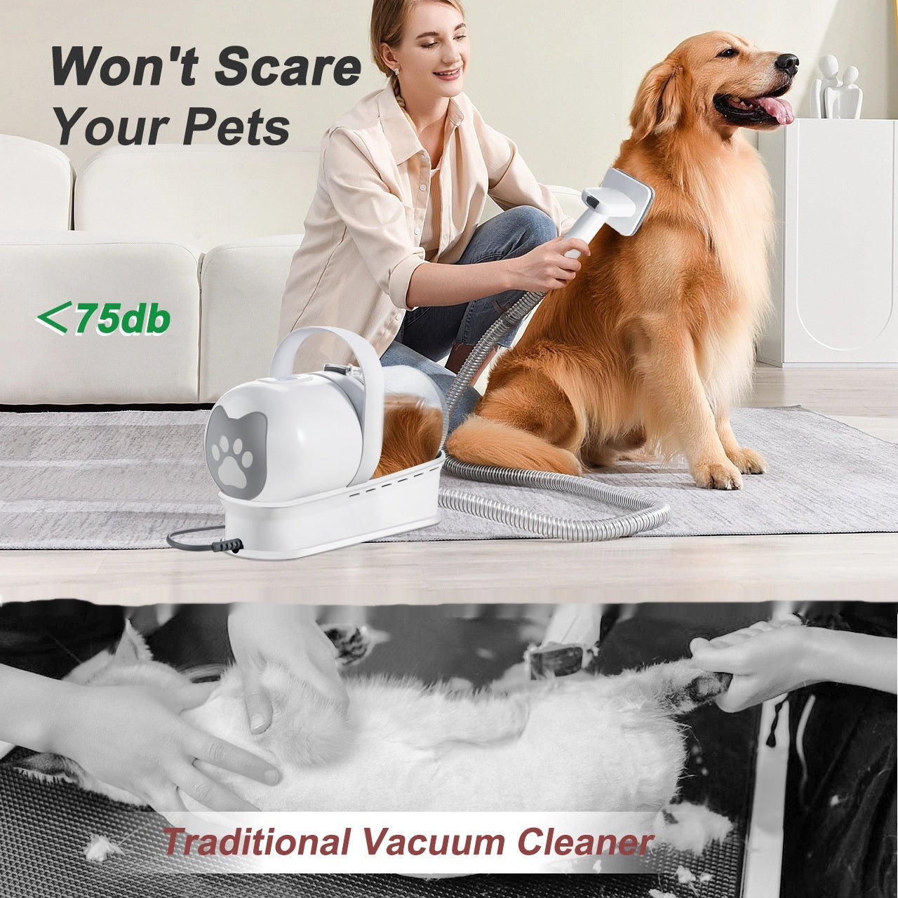 Happy Pet, Clean Home: Grooming Vacuum 7-in-1